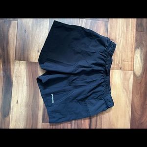 Patagonia shorts. Black.